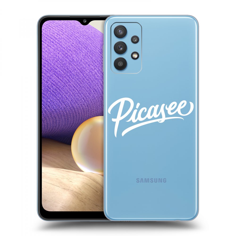 Picasee silikonska prozirna maskica za Samsung Galaxy A32 4G SM-A325F - Picasee - White