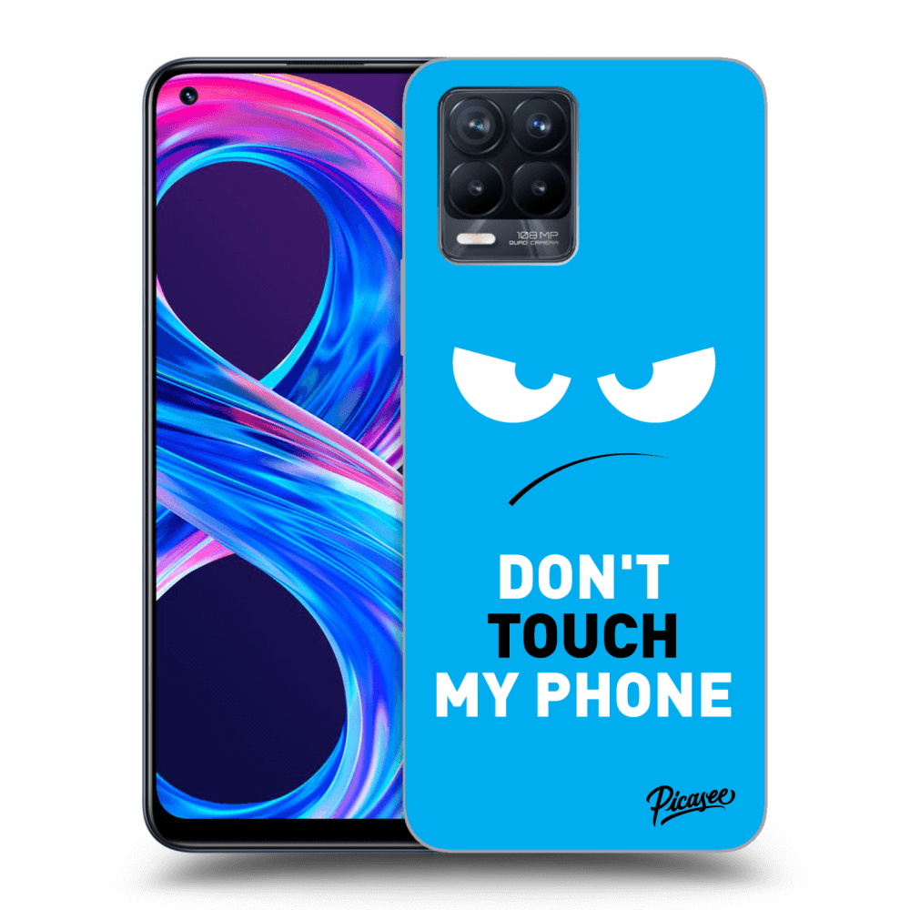 Picasee ULTIMATE CASE za Realme 8 Pro - Angry Eyes - Blue
