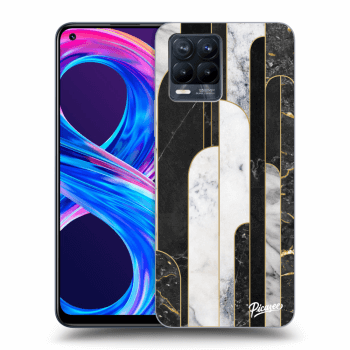 Maskica za Realme 8 Pro - Black & White tile