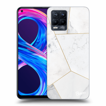 Maskica za Realme 8 Pro - White tile