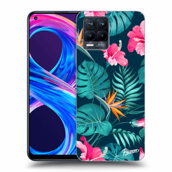 Maskica za Realme 8 Pro - Pink Monstera