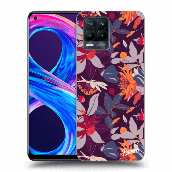 Maskica za Realme 8 Pro - Purple Leaf