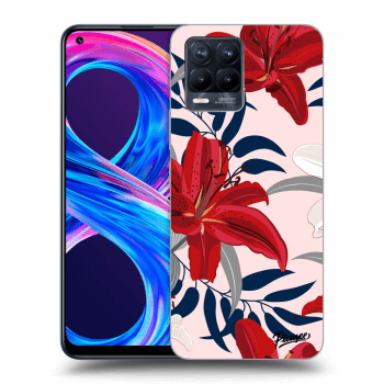 Maskica za Realme 8 Pro - Red Lily