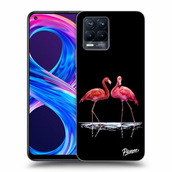 Maskica za Realme 8 Pro - Flamingos couple