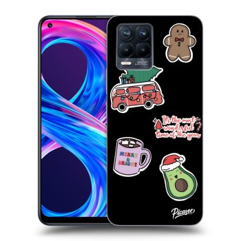 Maskica za Realme 8 Pro - Christmas Stickers
