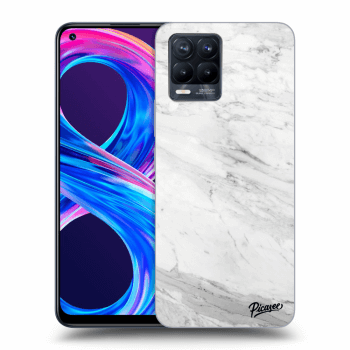 Maskica za Realme 8 Pro - White marble