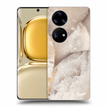 Maskica za Huawei P50 - Cream marble