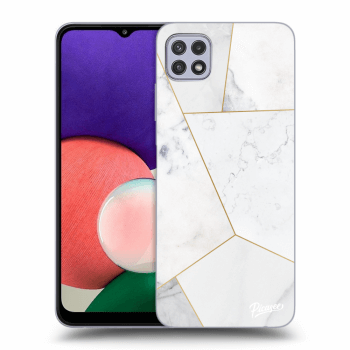Maskica za Samsung Galaxy A22 5G A226B - White tile