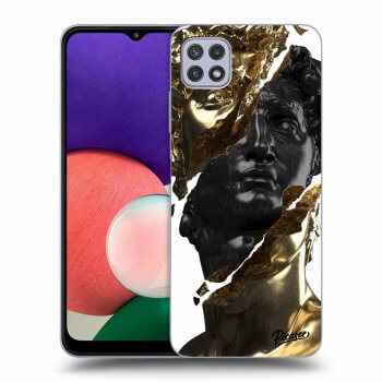 Maskica za Samsung Galaxy A22 5G A226B - Gold - Black