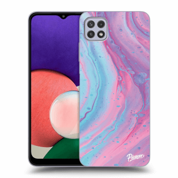 Maskica za Samsung Galaxy A22 5G A226B - Pink liquid