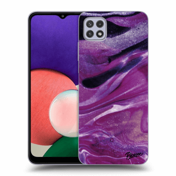 Maskica za Samsung Galaxy A22 5G A226B - Purple glitter