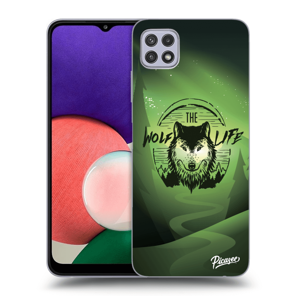 Picasee ULTIMATE CASE za Samsung Galaxy A22 A226B 5G - Wolf life