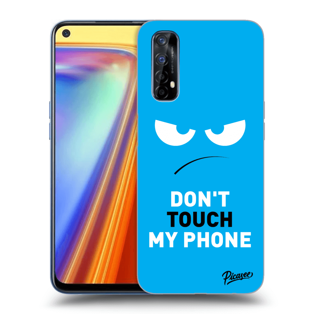 Picasee ULTIMATE CASE za Realme 7 - Angry Eyes - Blue