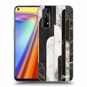 Maskica za Realme 7 - Black & White tile