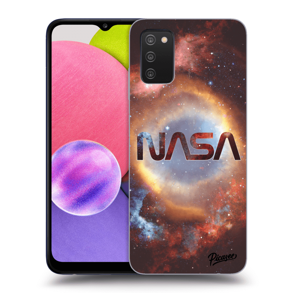 Picasee silikonska prozirna maskica za Samsung Galaxy A02s A025G - Nebula