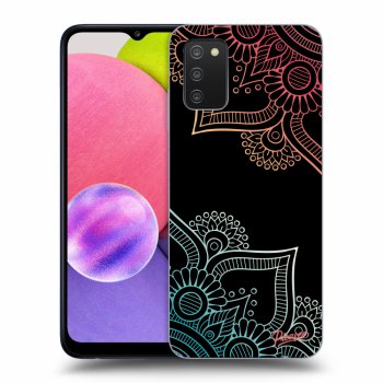 Maskica za Samsung Galaxy A02s A025G - Flowers pattern