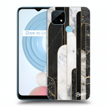Maskica za Realme C21 - Black & White tile