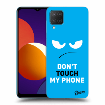 Maskica za Samsung Galaxy M12 M127F - Angry Eyes - Blue