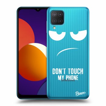 Picasee silikonska prozirna maskica za Samsung Galaxy M12 M127F - Don't Touch My Phone