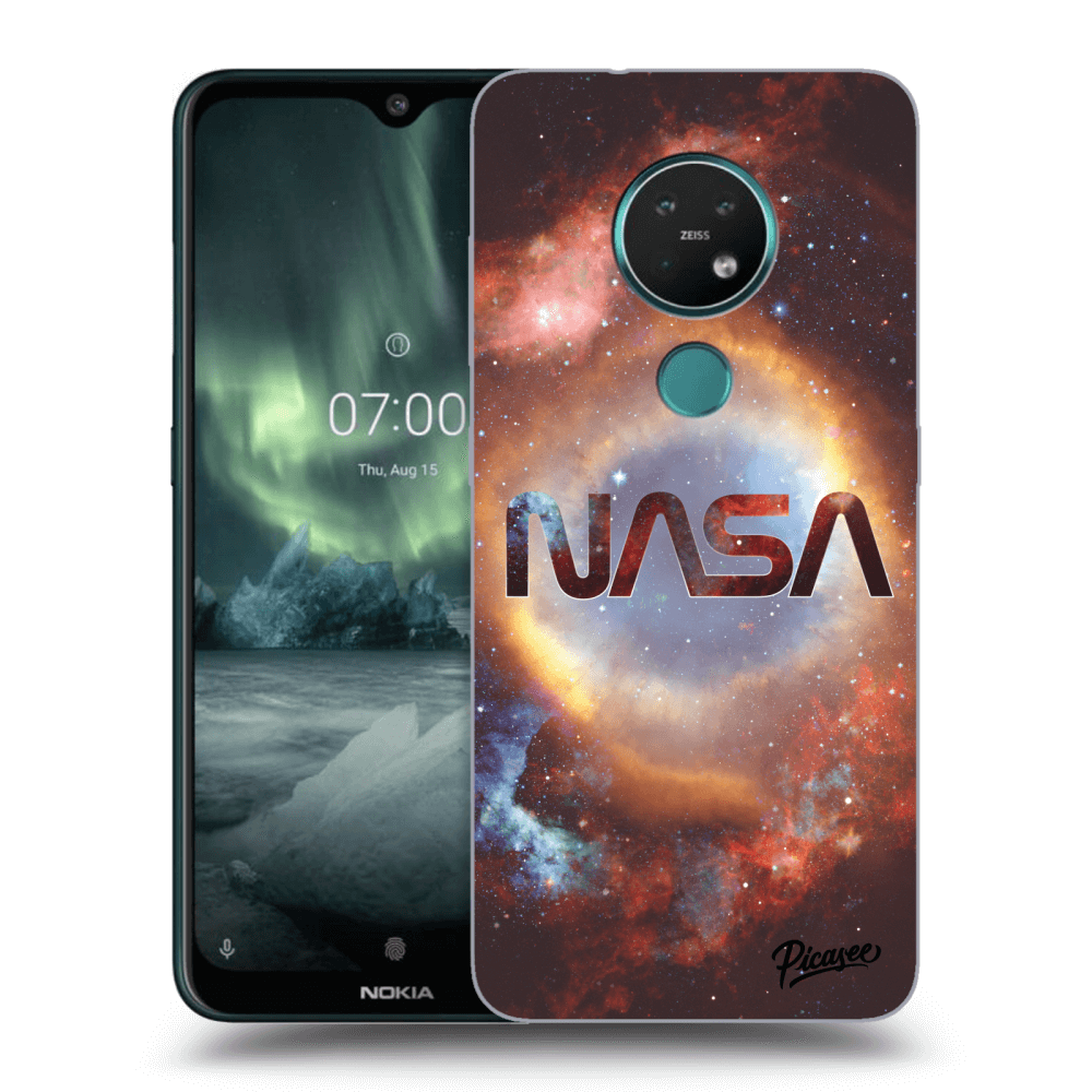 Picasee crna silikonska maskica za Nokia 7.2 - Nebula
