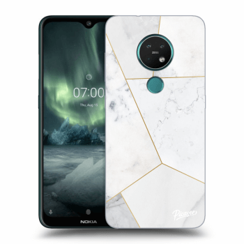 Maskica za Nokia 7.2 - White tile