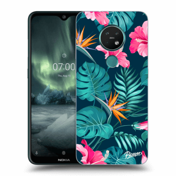 Maskica za Nokia 7.2 - Pink Monstera