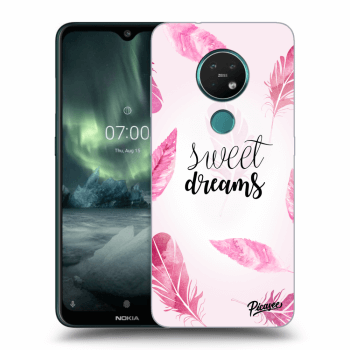 Picasee crna silikonska maskica za Nokia 7.2 - Sweet dreams
