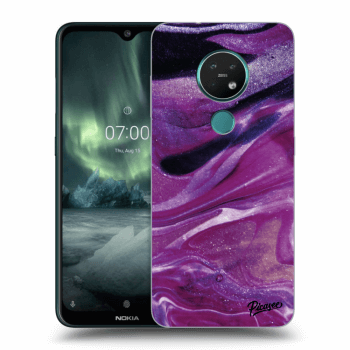 Maskica za Nokia 7.2 - Purple glitter