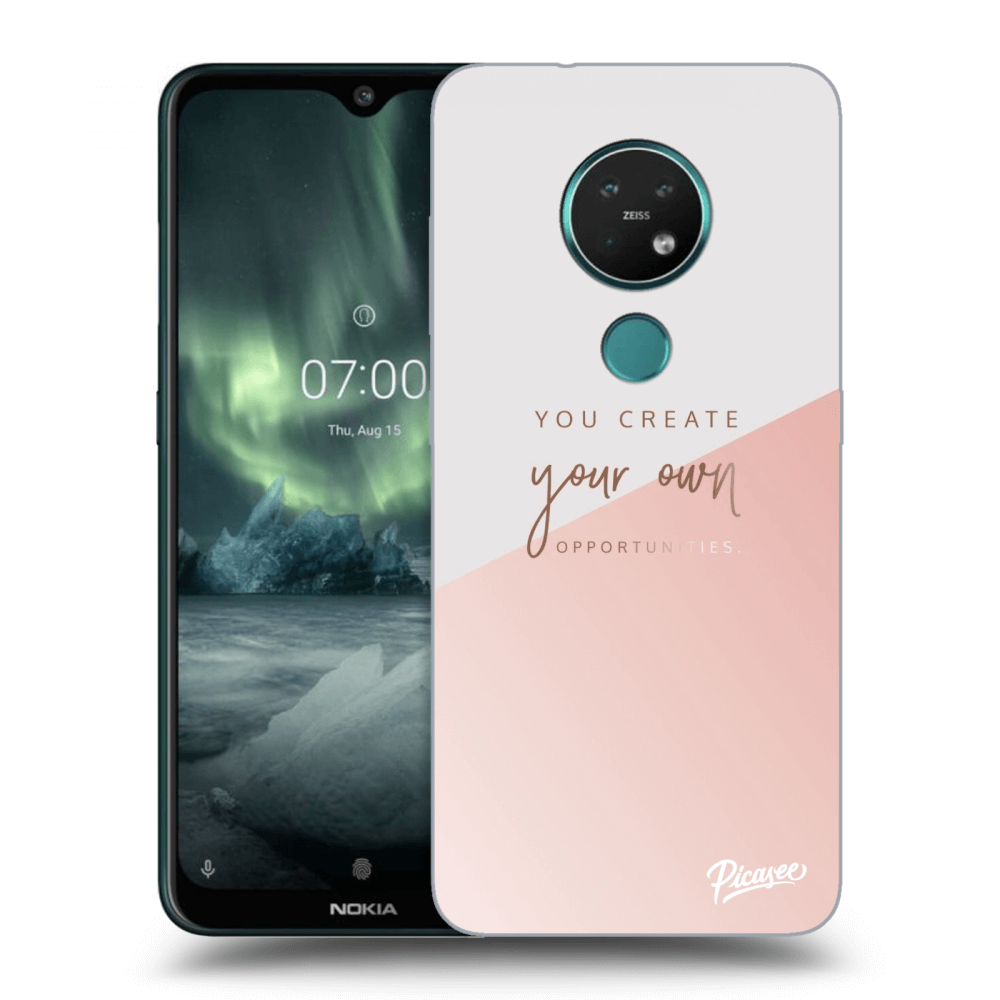Picasee silikonska prozirna maskica za Nokia 7.2 - You create your own opportunities
