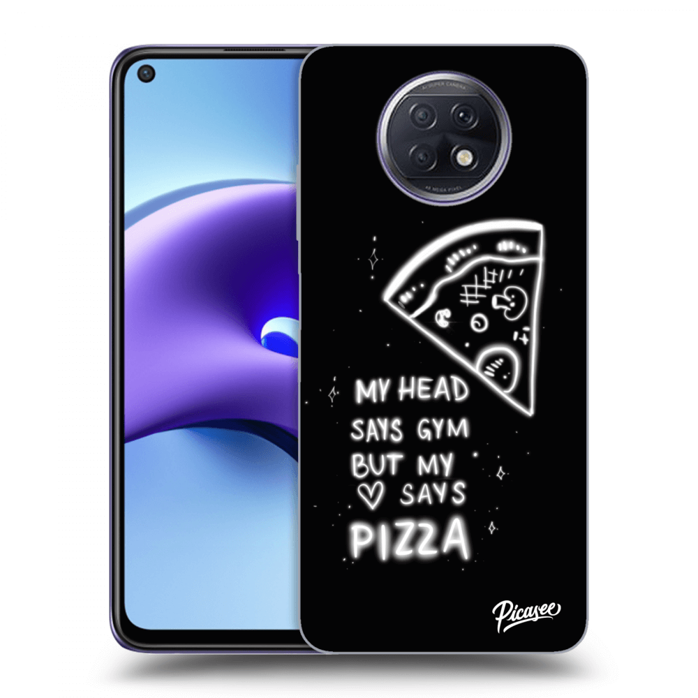 Picasee silikonska prozirna maskica za Xiaomi Redmi Note 9T - Pizza