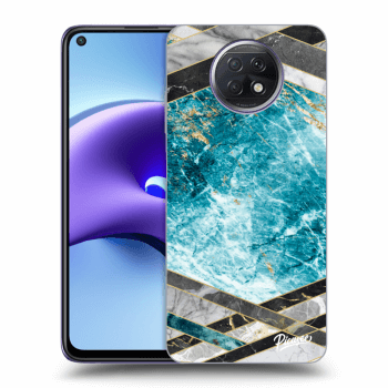 Maskica za Xiaomi Redmi Note 9T - Blue geometry