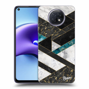 Picasee silikonska prozirna maskica za Xiaomi Redmi Note 9T - Dark geometry