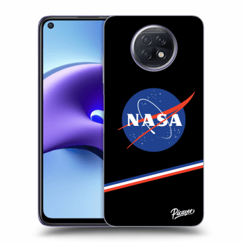 Picasee crna silikonska maskica za Xiaomi Redmi Note 9T - NASA Original