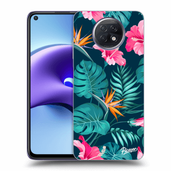 Maskica za Xiaomi Redmi Note 9T - Pink Monstera