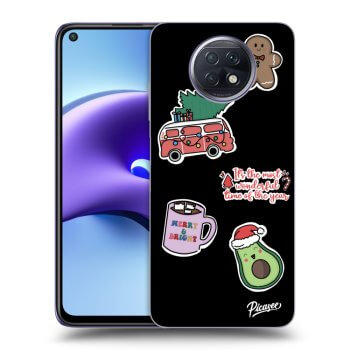 Maskica za Xiaomi Redmi Note 9T - Christmas Stickers