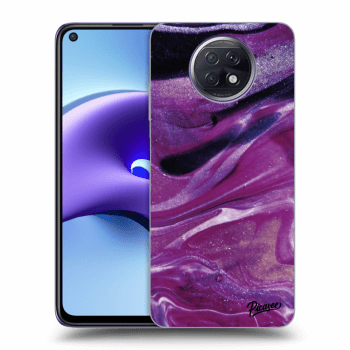 Maskica za Xiaomi Redmi Note 9T - Purple glitter