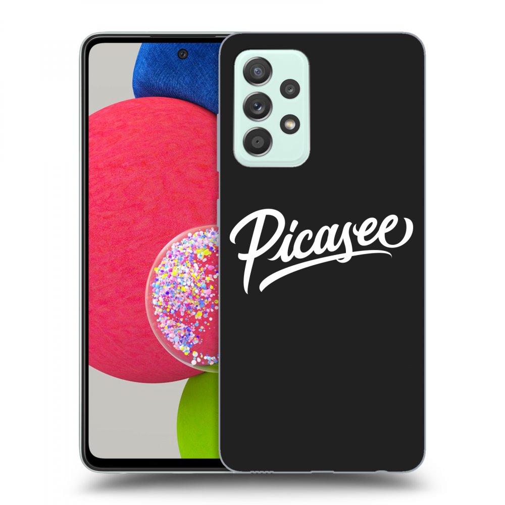 Picasee crna silikonska maskica za Samsung Galaxy A52s 5G A528B - Picasee - White