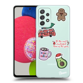 Maskica za Samsung Galaxy A52s 5G A528B - Christmas Stickers