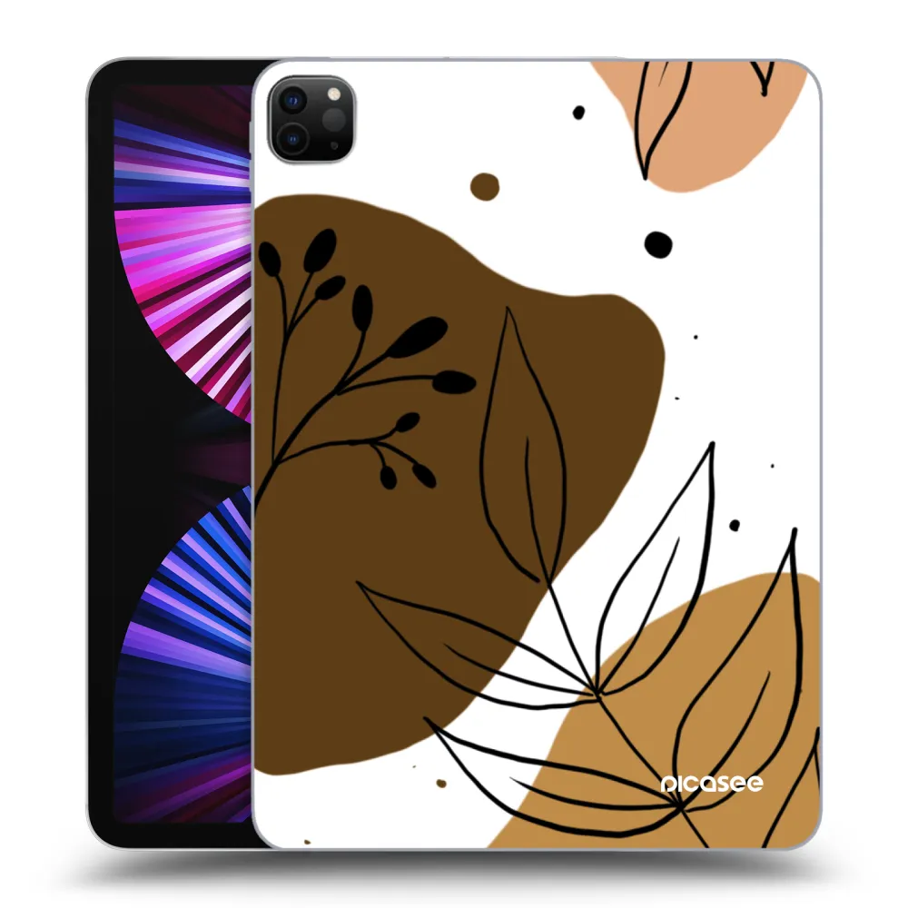 Picasee crna silikonska maskica za Apple iPad Pro 11" 2021 (3.gen) - Boho style