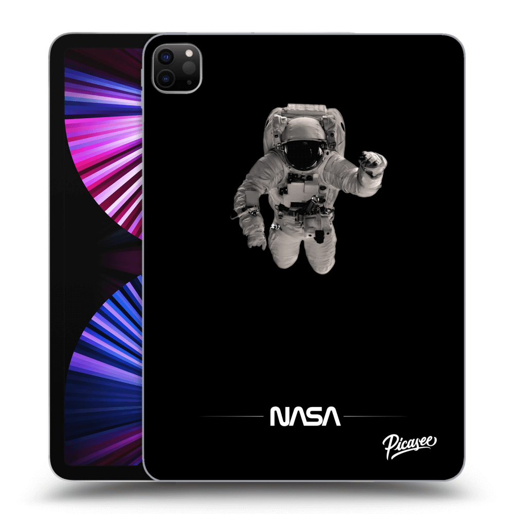 Picasee crna silikonska maskica za Apple iPad Pro 11" 2021 (3.gen) - Astronaut Minimal