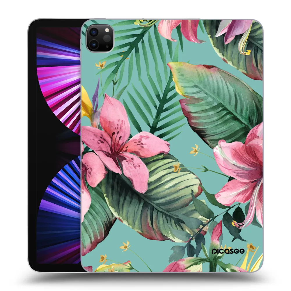 Picasee crna silikonska maskica za Apple iPad Pro 11" 2021 (3.gen) - Hawaii