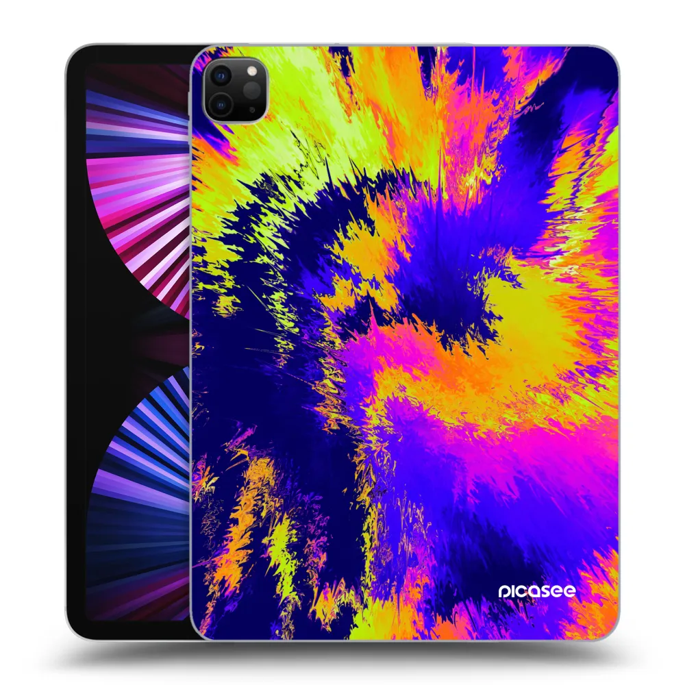 Picasee crna silikonska maskica za Apple iPad Pro 11" 2021 (3.gen) - Burn