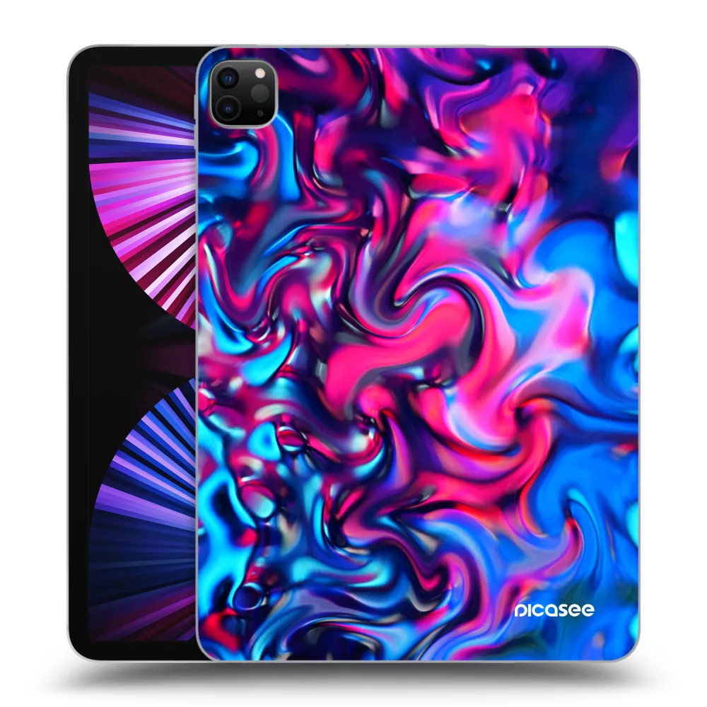 Picasee crna silikonska maskica za Apple iPad Pro 11" 2021 (3.gen) - Redlight