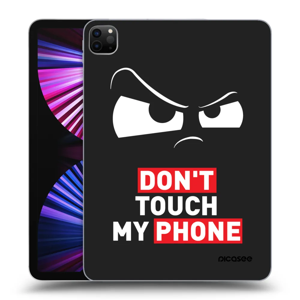 Picasee crna silikonska maskica za Apple iPad Pro 11" 2021 (3.gen) - Cloudy Eye - Transparent