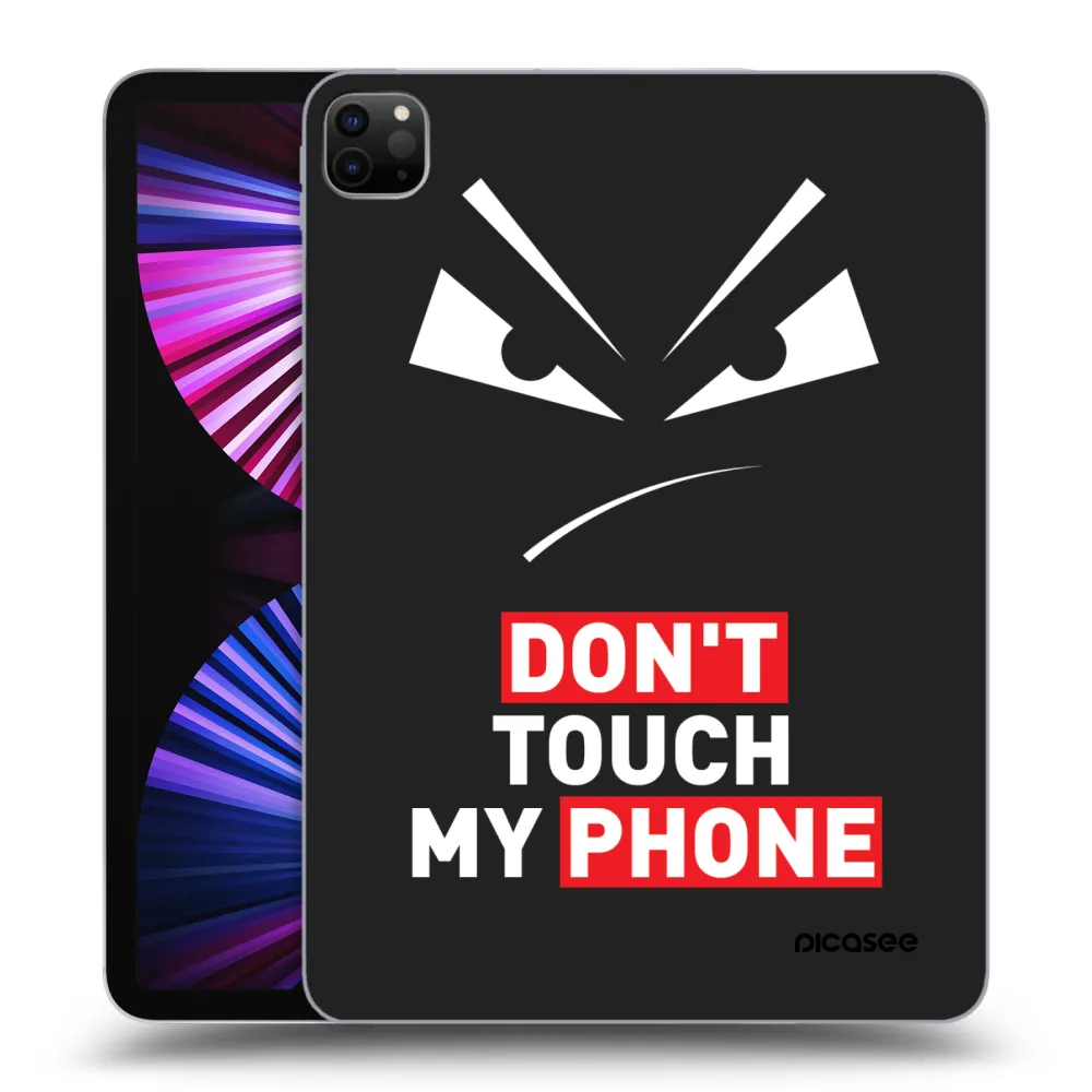 Picasee crna silikonska maskica za Apple iPad Pro 11" 2021 (3.gen) - Evil Eye - Transparent