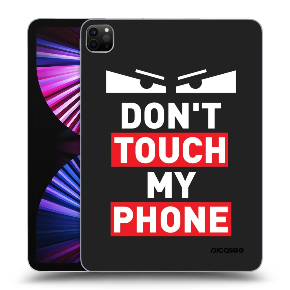 Picasee crna silikonska maskica za Apple iPad Pro 11" 2021 (3.gen) - Shadow Eye - Transparent