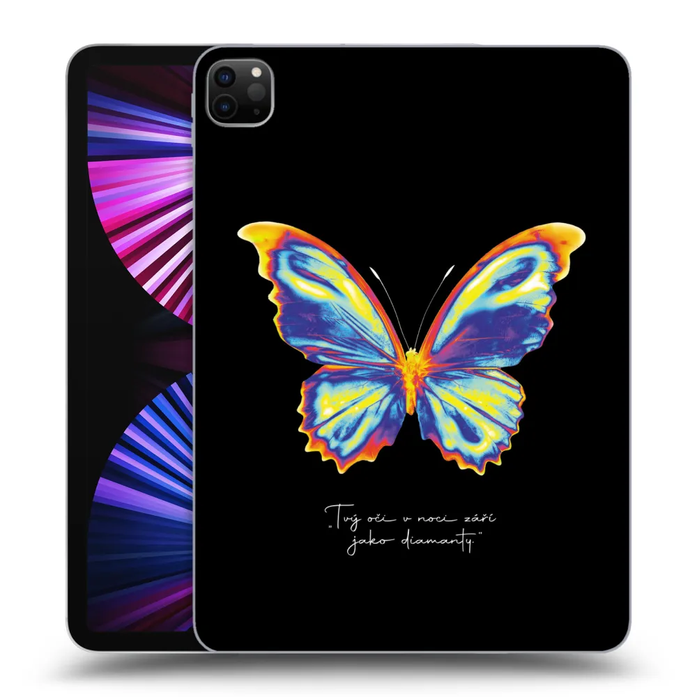 Picasee crna silikonska maskica za Apple iPad Pro 11" 2021 (3.gen) - Diamanty Black