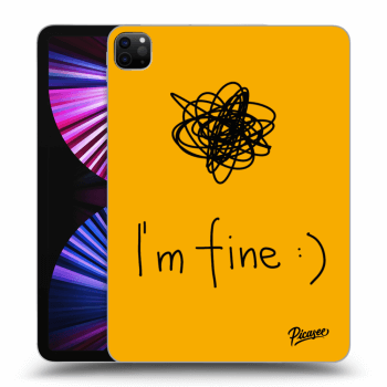 Picasee crna silikonska maskica za Apple iPad Pro 11" 2021 (3.gen) - I am fine