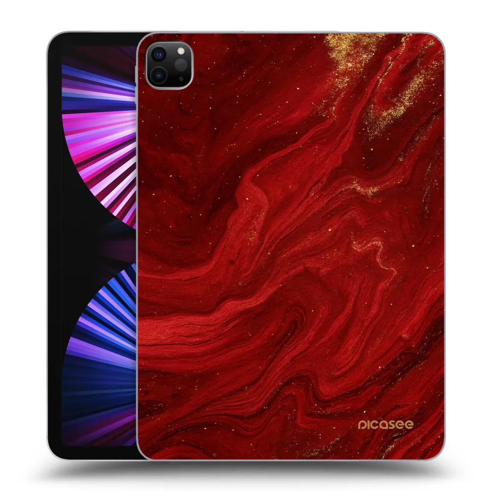 Picasee crna silikonska maskica za Apple iPad Pro 11" 2021 (3.gen) - Red