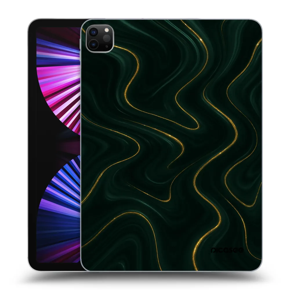 Picasee crna silikonska maskica za Apple iPad Pro 11" 2021 (3.gen) - Vawes